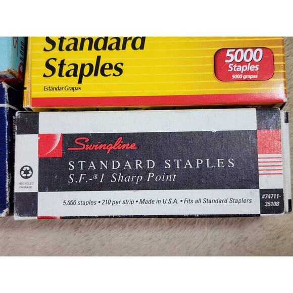 Standard Staples 50,000 Swingline OfficeMax Stanley Office Stapler Vintage - Picture 7 of 10